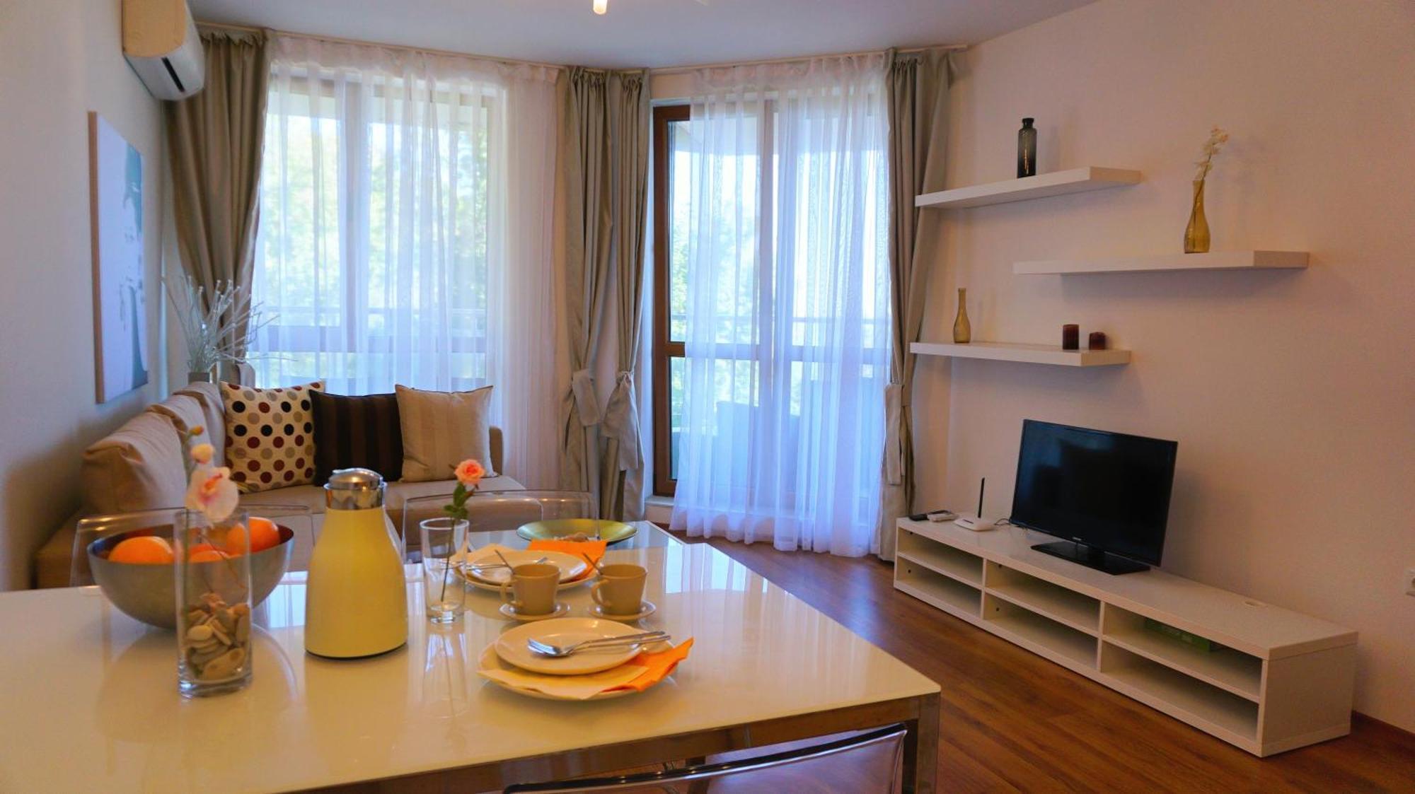 Апартаменти Бяла Клиф На Плажа - Apartments Byala Cliff First Line Exterior photo