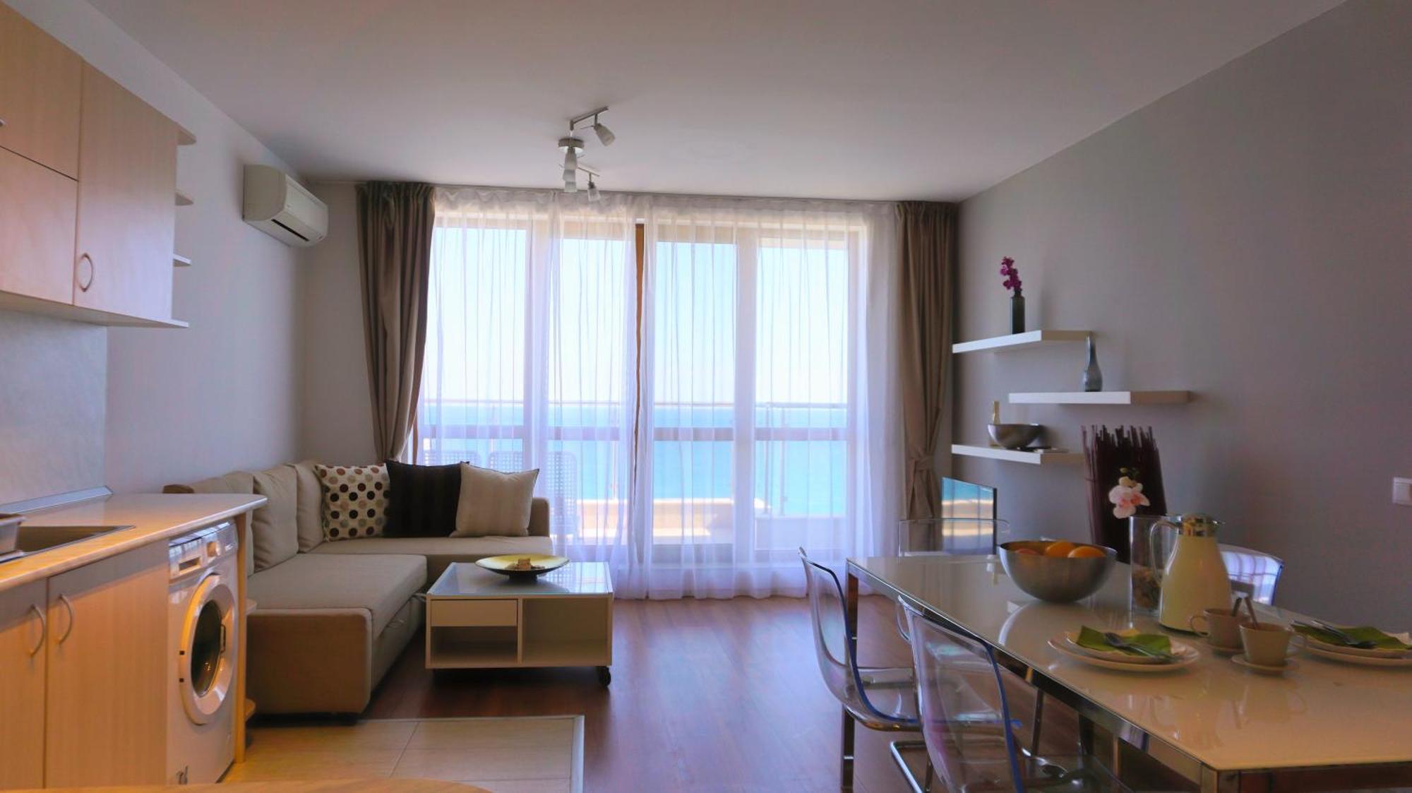 Апартаменти Бяла Клиф На Плажа - Apartments Byala Cliff First Line Exterior photo